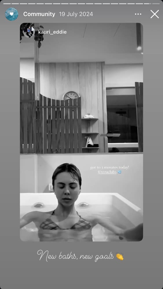 Instagram story shared by @kauri_eddie